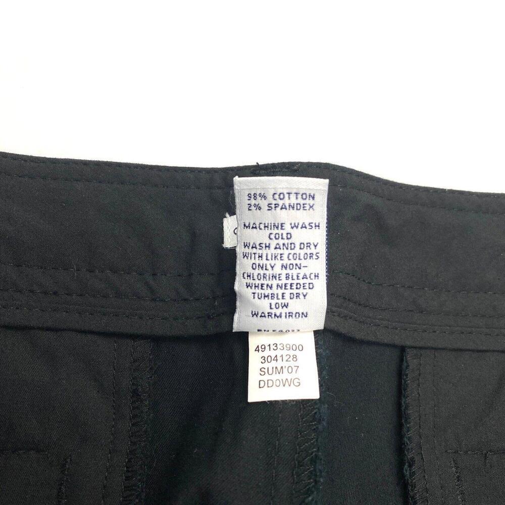 Gap Cuffed Bermuda Women's size 14 Black Chino Shorts - Picture 4 of 4